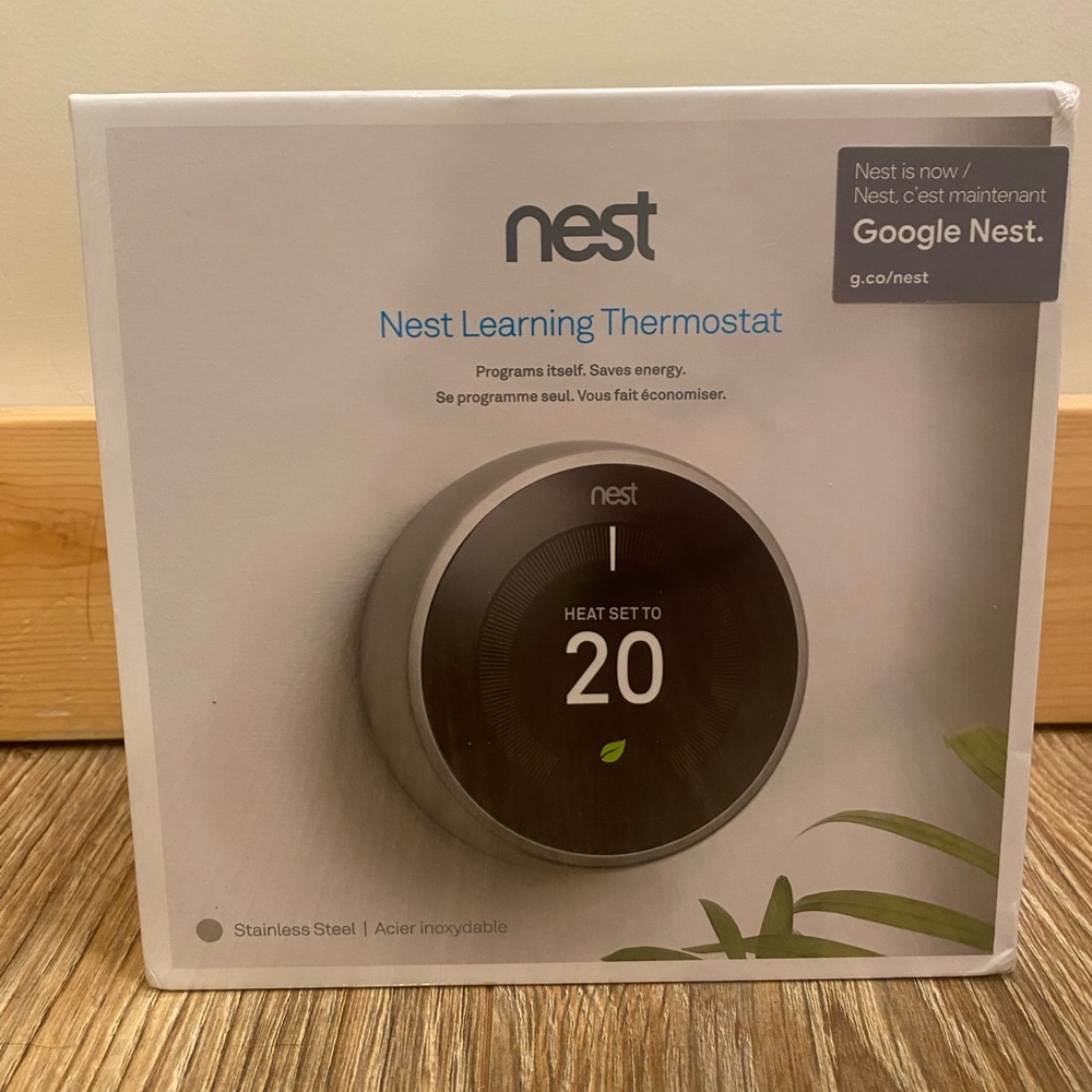 Sealed New Google Nest Learning Thermostat 3rd Gen